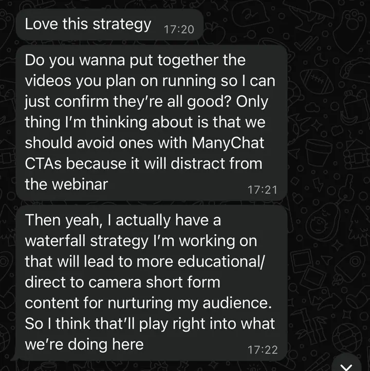 Client project screenshot