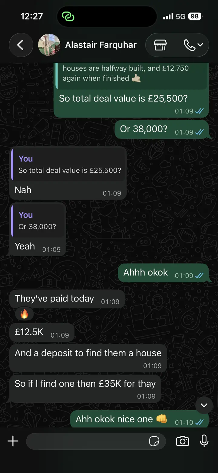 Client result screenshot