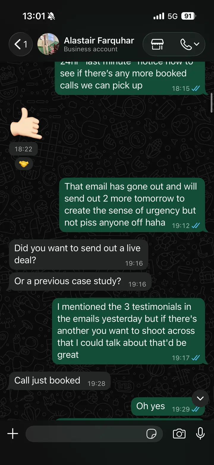 Client result screenshot