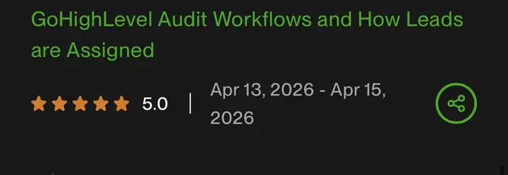 Upwork five-star review screenshot