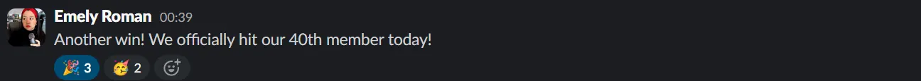 Client message screenshot